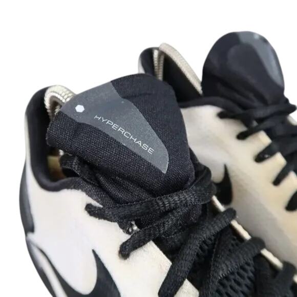 Nike Shoes Mens 5 Athletic Trainers Hyperchase TB Sneaker Basketball White Black - Picture 6 of 13